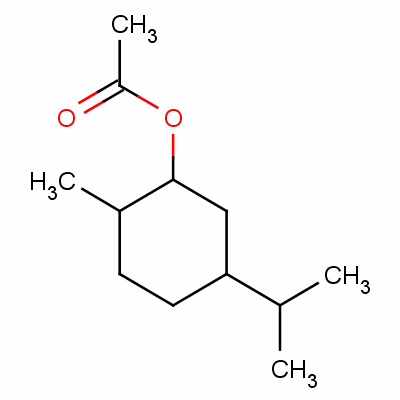 [1S-(1alpha,2alpha,5alpha)]-5-(isopropyl)-2-methylcyclohexyl acetate Structure,51546-61-3Structure