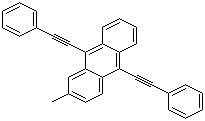 2-甲基-9,10-二苯乙炔基蒽结构式_51580-23-5结构式