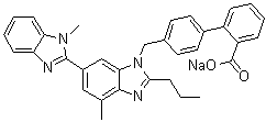 Telmisartan sodium salt Structure,515815-47-1Structure