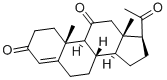 11-酮黄体激素结构式_516-15-4结构式