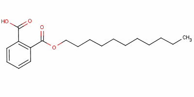 邻苯二甲酸单十一烷基酯结构式_51622-03-8结构式
