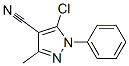 5-氯-3-甲基-1-苯基-吡唑-4-甲腈结构式_51626-33-6结构式