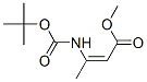 Methyl (2z)-3-({[(2-methyl-2-propanyl)oxy]carbonyl}amino)-2-butenoate Structure,516483-95-7Structure