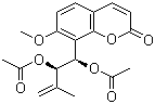 二乙酸长叶九里香内酯二醇酯结构式_51650-59-0结构式