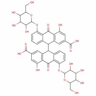 番泻苷结构式_517-43-1结构式