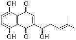 紫草素结构式_517-88-4结构式