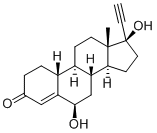 6β-羟基炔诺酮结构式_51724-44-8结构式