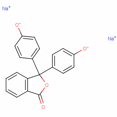 酚酞二钠盐水溶液结构式_518-51-4结构式