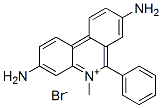 8-二氨基-5-甲基-6-苯基溴化菲啶翁盐结构式_518-67-2结构式