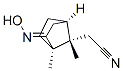 [(2E)-2-(羟基亚胺)-1,7-二甲基双环[2.2.1]庚-7-基]乙腈结构式_518314-72-2结构式