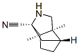 (1R,3R,6S,7R)-6,7-二甲基-4-氮杂三环[4.3.0.0<sup>3,7</sup>]壬烷-3-甲腈结构式_518314-75-5结构式