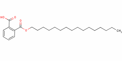1,2-苯二羧酸 1-十六烷基酯结构式_51834-16-3结构式