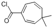 5,5-Dimethyl-1,3,6-cycloheptatriene-1-carbonyl chloride Structure,51906-40-2Structure