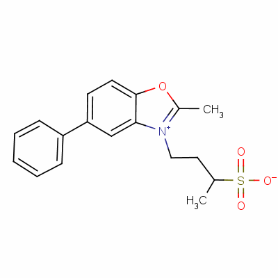 2-Methyl-5-phenyl-3-(3-sulphonatobutyl)benzoxazolium Structure,51981-34-1Structure