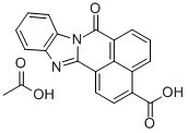 7-氧代-7h-苯并咪唑并[2,1-a]苯[de]异喹啉-3-羧酸 乙酸酯结构式_52029-86-4结构式