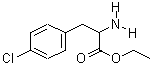 dl-对-氯苯基丙氨酸乙基酯酸盐结构式_52031-05-7结构式
