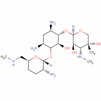小诺霉素结构式_52093-21-7结构式