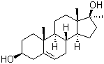 甲基雄烯二醇结构式_521-10-8结构式