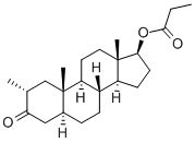 屈他雄酮丙酸酯结构式_521-12-0结构式