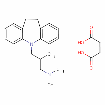 曲米帕明马来酸盐结构式_521-78-8结构式