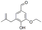 Benzaldehyde,3-ethoxy-4-hydroxy-5-(2-methyl -2-propenyl )- (9ci) Structure,521068-29-1Structure
