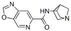 (9ci)-n-1-氮杂双环[2.2.1]庚-3-基-噁唑并[5,4-c]吡啶-6-羧酰胺结构式_521277-85-0结构式