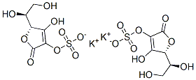 L-抗坏血酸-2-硫酸二钾结构式_52174-99-9结构式