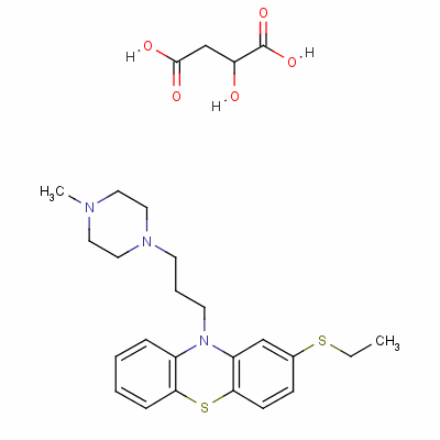 苹果酸硫乙拉嗪结构式_52239-63-1结构式