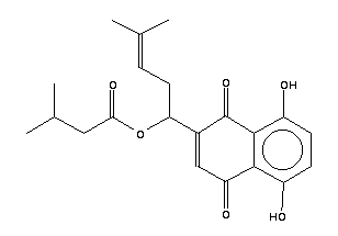 Isovalerylshikonin Structure,52387-14-1Structure