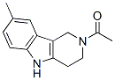 2-乙酰基-8-甲基-2,3,4,5-四氢-1H-吡啶并[4,3-b]吲哚结构式_524002-87-7结构式