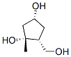 (1r,3r,5r)-(9ci)-5-(羟基甲基)-1-甲基-1,3-环戊烷二醇结构式_524011-38-9结构式
