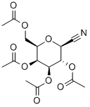 (2R,3s,4r,5s,6s)-2-(acetoxymethyl)-6-cyanotetrahydro-2h-pyran-3,4,5-triyl triacetate Structure,52443-07-9Structure