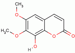 秦皮素啶结构式_525-21-3结构式
