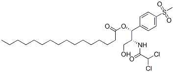 砜霉素棕榈酸酯结构式_52628-58-7结构式