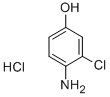 4-氨基-3-氯苯酚盐酸盐结构式_52671-64-4结构式