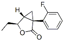 (1s,4s,5r)-(9ci)-4-乙基-1-(2-氟苯基)-3-噁双环[3.1.0]-2-己酮结构式_528588-17-2结构式