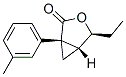 (1s,4s,5r)-(9ci)-4-乙基-1-(3-甲基苯基)-3-噁双环[3.1.0]-2-己酮结构式_528588-21-8结构式