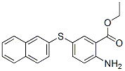 2-氨基-5-[2-萘硫代]苯甲酸乙酯结构式_52979-20-1结构式