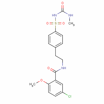 格列康胺结构式_52994-25-9结构式