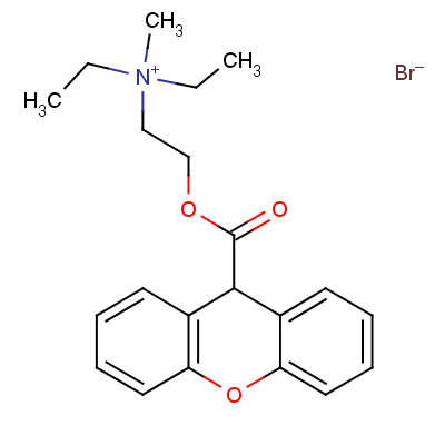 Methantheline bromide (200 mg) Structure,53-46-3Structure