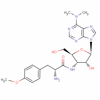 嘌呤霉素结构式_53-79-2结构式