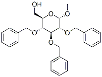 甲基-2,3,4-三-O-苄基-alpha-D-吡喃葡萄糖苷结构式_53008-65-4结构式