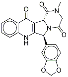 (6S,12bR)-6-(1,3-苯并二氧杂环戊烯l-5-基)-2,3,7,12b-四氢-2-甲基-吡嗪o[1,2:1,5]吡咯并[3,4-b]喹啉-1,4,12(6H)-三酮结构式_531500-48-8结构式