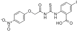 5-碘-2-[[[[(4-硝基苯氧基)乙酰基]氨基]硫氧代甲基]氨基]-苯甲酸结构式_531516-04-8结构式