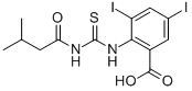 3,5-二碘-2-[[[(3-甲基-1-氧代丁基)氨基]硫氧代甲基]氨基]-苯甲酸结构式_531536-08-0结构式