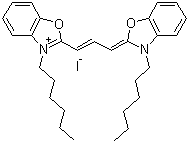 3,3-二己基含氧碳菁碘代物结构式_53213-82-4结构式