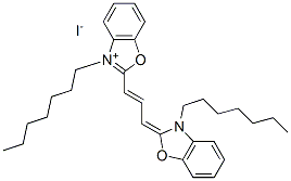 3,3-二庚基氧化碳菁碘化物结构式_53213-83-5结构式