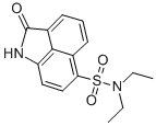 N,N-二乙基-2-氧代-1,2-二氢苯并[cd]吲哚-6-磺酰胺结构式_53257-02-6结构式