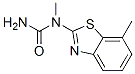(9CI)-n-甲基-n-(7-甲基-2-苯并噻唑)-脲结构式_53284-70-1结构式