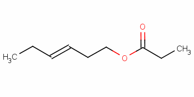 (E)-己-3-烯基丙酸酯结构式_53398-81-5结构式